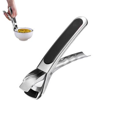1Pc Heat-Resistant Stainless Steel Bowel& Pan Gripper, New Kitchen Silicone Tongs, Cooking Tongs for Moving Hot Plate or Bowls with Food