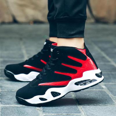 Herbst/Winter Herren Koreanischer Stil Trendige Sport-Basketballschuhe - Mid-Top Kampfstiefel