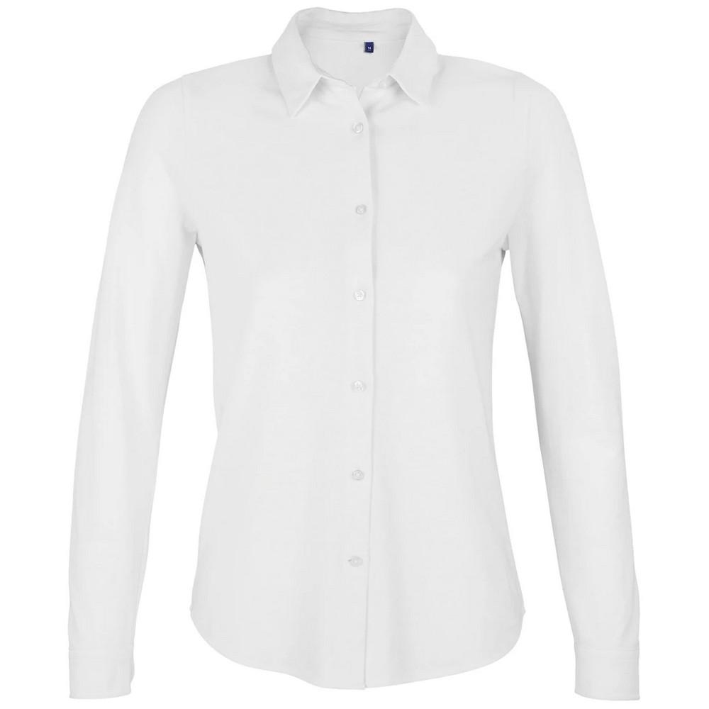 NEOBLU Womens/Ladies Basile Organic Cotton Long-Sleeved Shirt