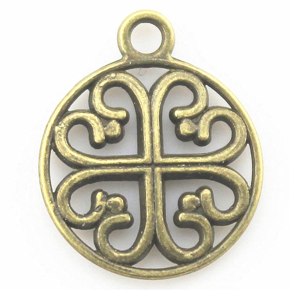 Flowers Of Life Charms Vintage Alloy Pendants For Nature Inspired Jewelry Making