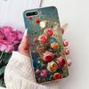 For Huawei Y6 Prime 2018 Case Clear Cute Fashion Flowers Luxury Painted Cover For Huawei Y6Prime 2018 Phone Case ATU-L42 ATU-L31