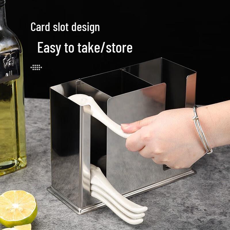 FATTBAO Stainless Steel Kitchen Utensil Holder
