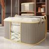 Borsa Portaoggetti in Tessuto Non Tessuto Antipolvere Organizzatore per Vestiti per Trasloco Casa Dormitorio Riutilizzabile Multifunzionale Borsa Portaoggetti con Design a Finestra