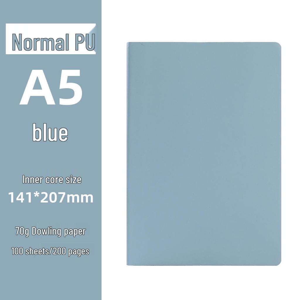 In-Stock A5 PU Leather Notebook with Custom Logo Printing for Business Meetings