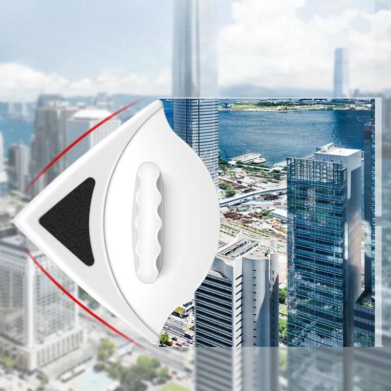 Adjustable Double Sided Glass Cleaning Tool Magnetic Window Cleaner Brush with Strong Magnet for Home High-Rise Window Cleaning