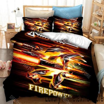 3D Print Judas Priest Rock Band Bedding Set Duvet Covers Pillowcases One Piece Comforter Bedding Sets Bedclothes