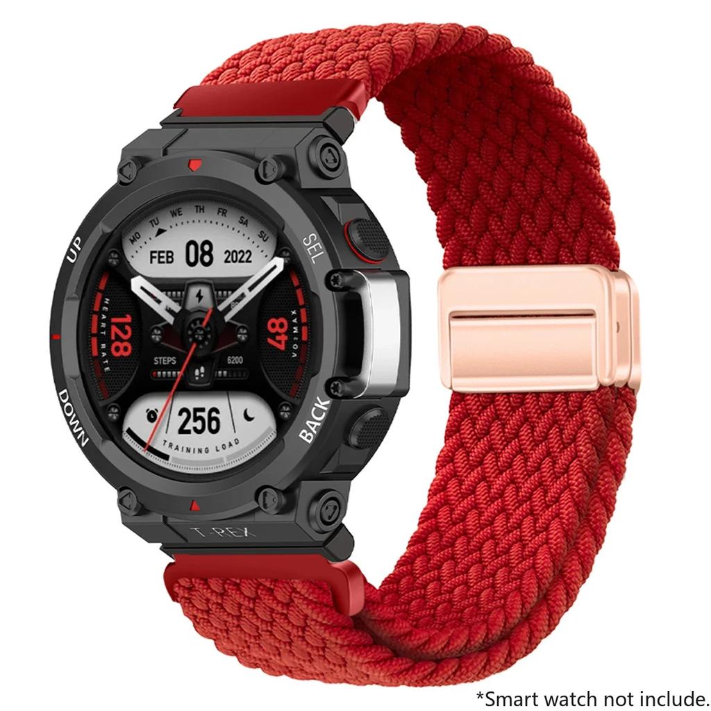 New Braided Loop Strap For Huami Amazfit T-Rex 2 3 Band Smart Watch Nylon Elastic Belts For Huami Amazfit T-Rex T RexPro Correa