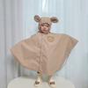 Kinder Regenmantel Wasserdicht Kinder Regenponcho Mantel Jacke mit Rucksackposition Studenten Regenbekleidung Anzug Baby Mäntel für 1-6