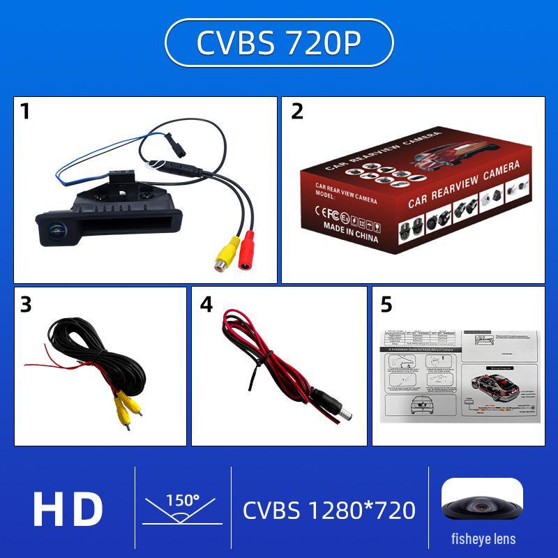 Waterproof HD Rear View Backup Camera for BMW 5 Series (2008/2010)