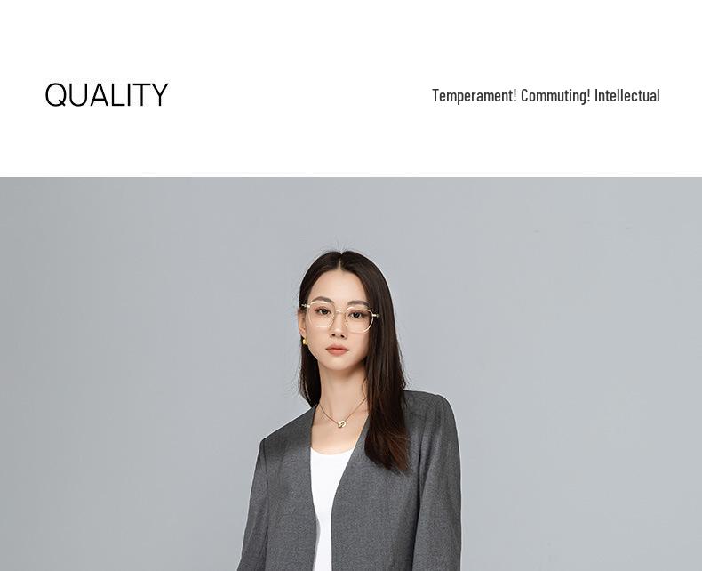 Xin Ge Spring 2025 TR Wool Suit: V-Neck Jacket & Wide-Leg Pants