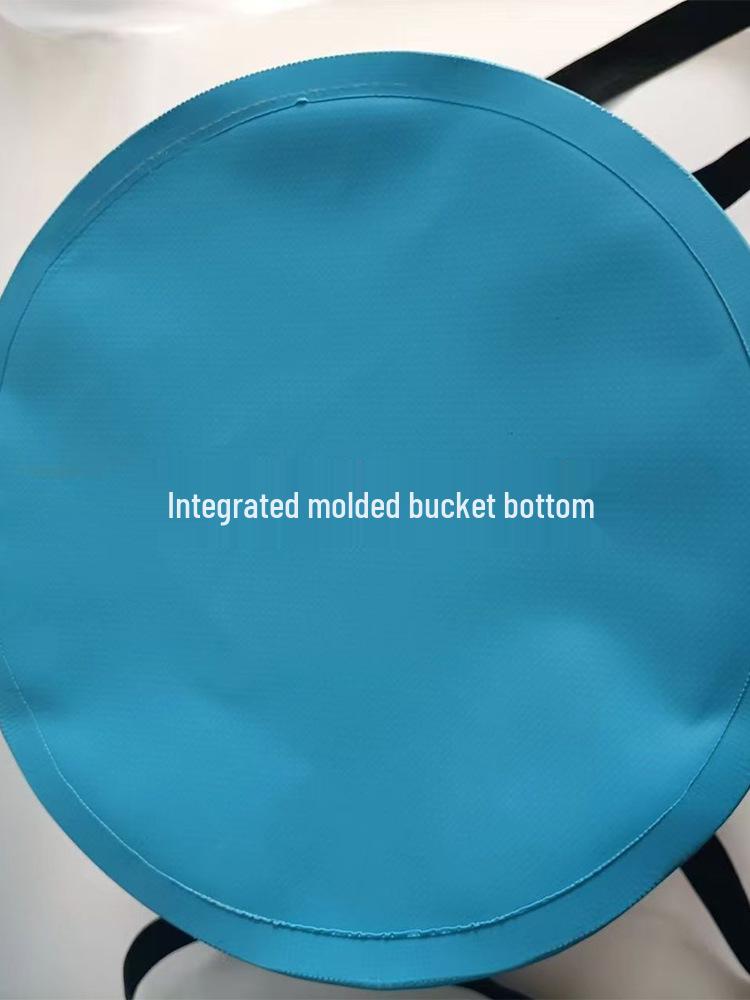 Hopfällbar Vattenhink med Hoppskydd – Finns i 5L, 7L, 12L, 20L för Utomhusbruk, Fiske, Camping och Fruktdiskning.