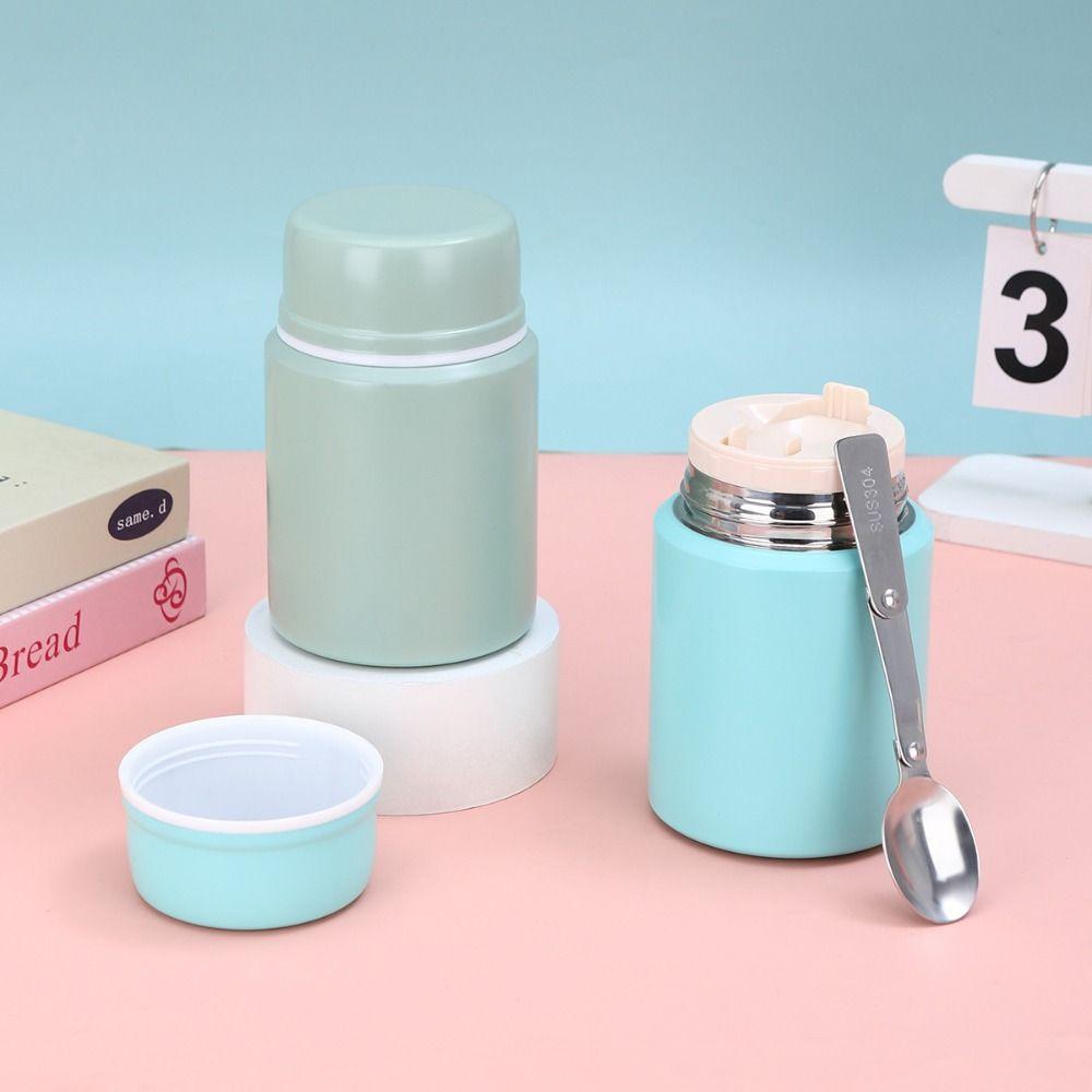 Stainless Steel Mini Thermos Cup Solid Color Thermal Water Bottle  Practical Gift