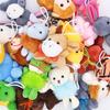 24pcs Mini Animal Plush Toy Set kawaii Animals Keychain Exquisite Decorative Items Small Stuffed Animal Birthday Gift for Friend