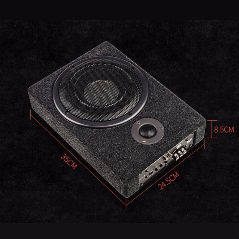 600 Вт 12 В 8-дюймовая стерео басовая аудиосистема 350X245X85 мм Ультратонкий автомобильный сабвуфер Высокомощный автомобильный усилитель