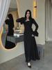 Elegant 2024 Autumn Ruffle Slim Fit Dress