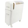 Narrow Storage Cabinet Multipurpose Modern Simple Design Drawer Type 2 Tier Slim Bathroom Storage Cabinet for Bathroom Kitchen