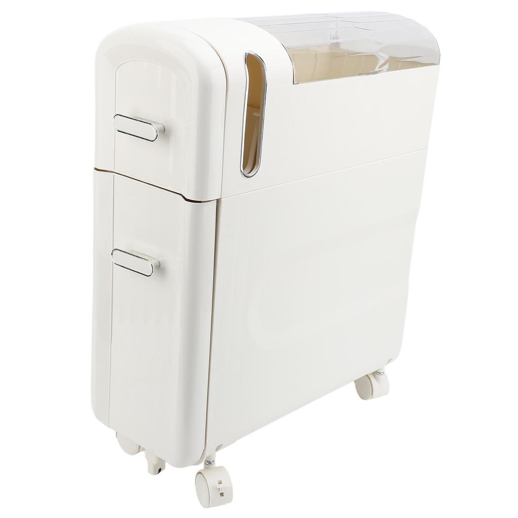 Narrow Storage Cabinet Multipurpose Modern Simple Design Drawer Type 2 Tier Slim Bathroom Storage Cabinet for Bathroom Kitchen