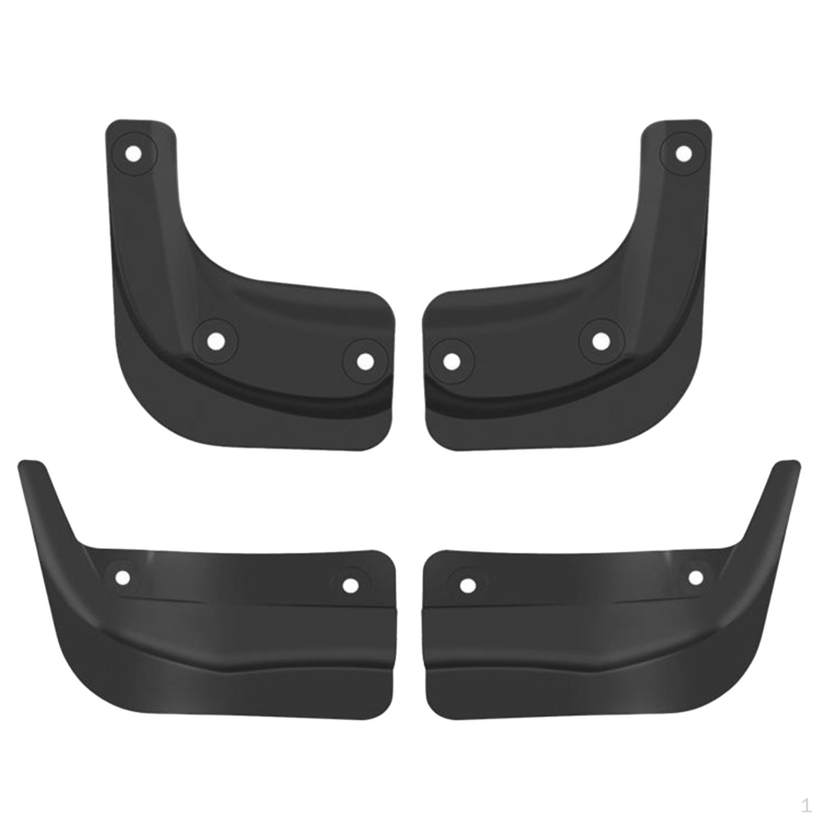 4 Pieces Car Mud Flaps Automotive Fenders Front and Rear Wheel Spare Parts Durable Mudflaps Splash