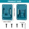 Wall Mount Electric Tool Holder For 18V Wall Power Mount Storage Battery Bracket Fixing Newest Drill Holder Slots Stand