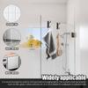 6 Pcs Towel Hooks Stainless Steel Self Adhesive Hook Bathroom Hooks for Hanging Coats Purse Clothes Scarfs Backpacks Keys Bags