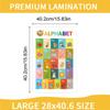 Preschool Learning Posters School Educational Charts 12 Pieces Time Numbers Letters Charts For Travel Boy Preschoolers Develop