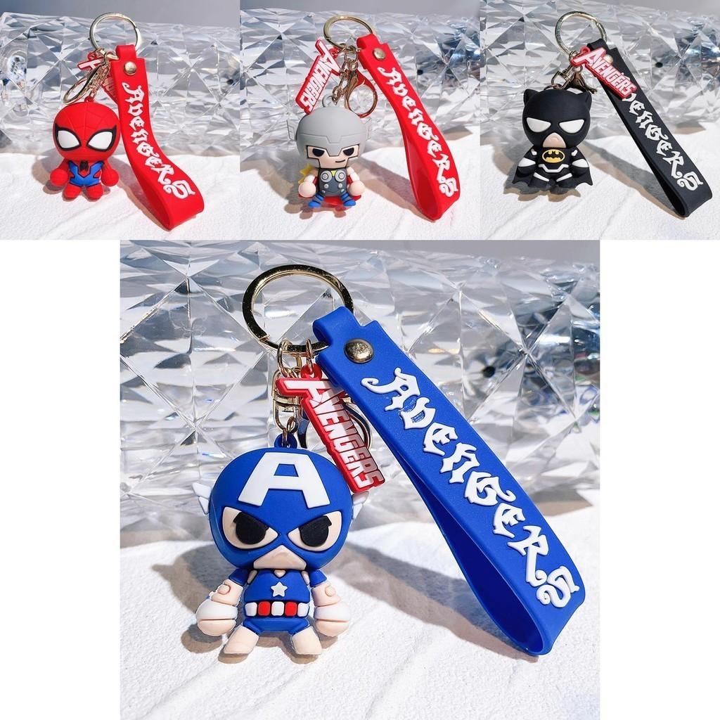 Cute Marvel Avengers Keychain Plastic Figurine Keyring Perfect Gift Idea