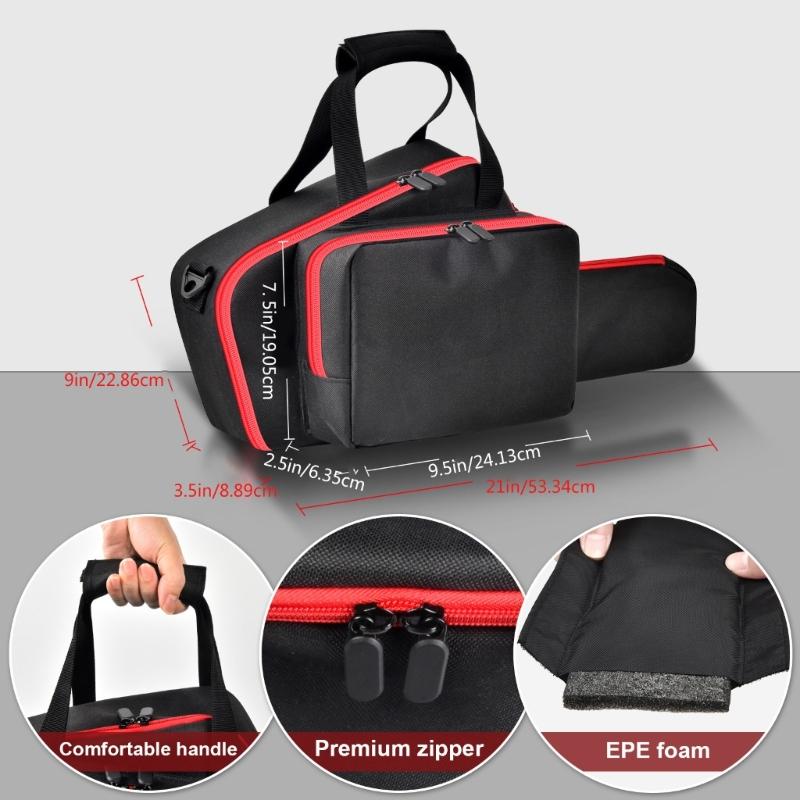 Custodia Borsa Organizzatore Portacatena Rinforzato Soluzione di Stoccaggio Portatile Superfici Antigraffio Uso in Officina Cantiere