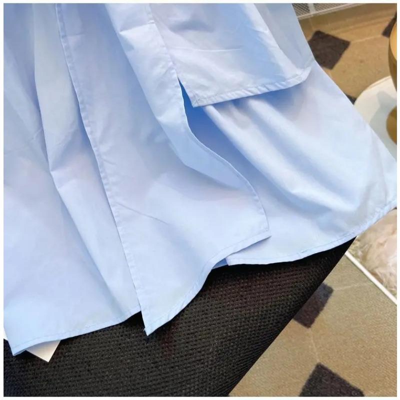 Blouse Blanche Femme Blouses Femme Mode Nœud Sans Manches Ample Chemises Mode Douce Été Blouses