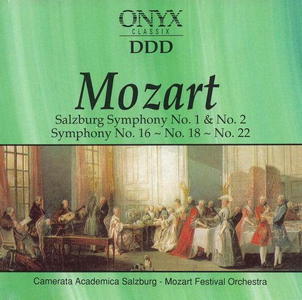 

CD WOLFGANG AMADEUS MOZART, CAMERATA A - Salzburg Symphony No. 1 & No. 2 / S 66402 ONYX Classix Netherland Classical Used