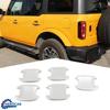 Chrome Door Handle Bowl Panel Cover Trim Bezel for Ford Bronco 21+Accessories