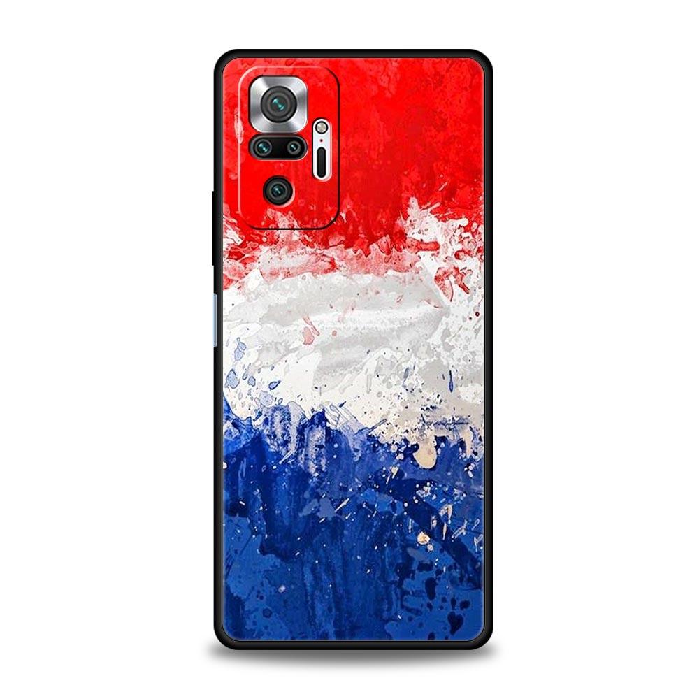

Dutch Flag Phone Case For Xiaomi Redmi Note 14 13 5G 10 11 12 Pro Plus 4G 14C 13C 12C 10C Black Cover Note 13Pro 5G
