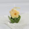 INS Flower Scented Wax Candle Korean Home Decoration Flower Ornament Fragrance Handmade Floret Candles Candlestick Decorations
