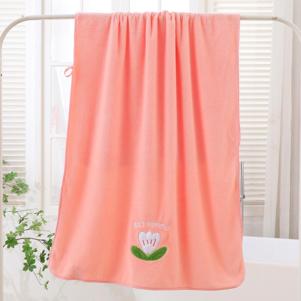 Korallvlies Damen Tragbares Badetuch Niedliches Wasserabsorbierendes Weiches Wickeltuch Heimrock