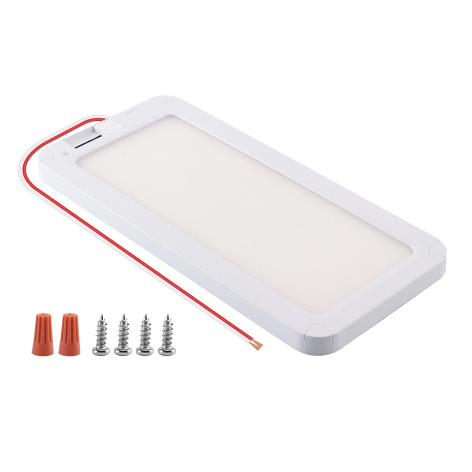 

Аксессуары для внутреннего освещения потолков для караванов, 3-цветный светодиодный светильник с регулируемой яркостью, суперяркий для управления яркостью автодома 1