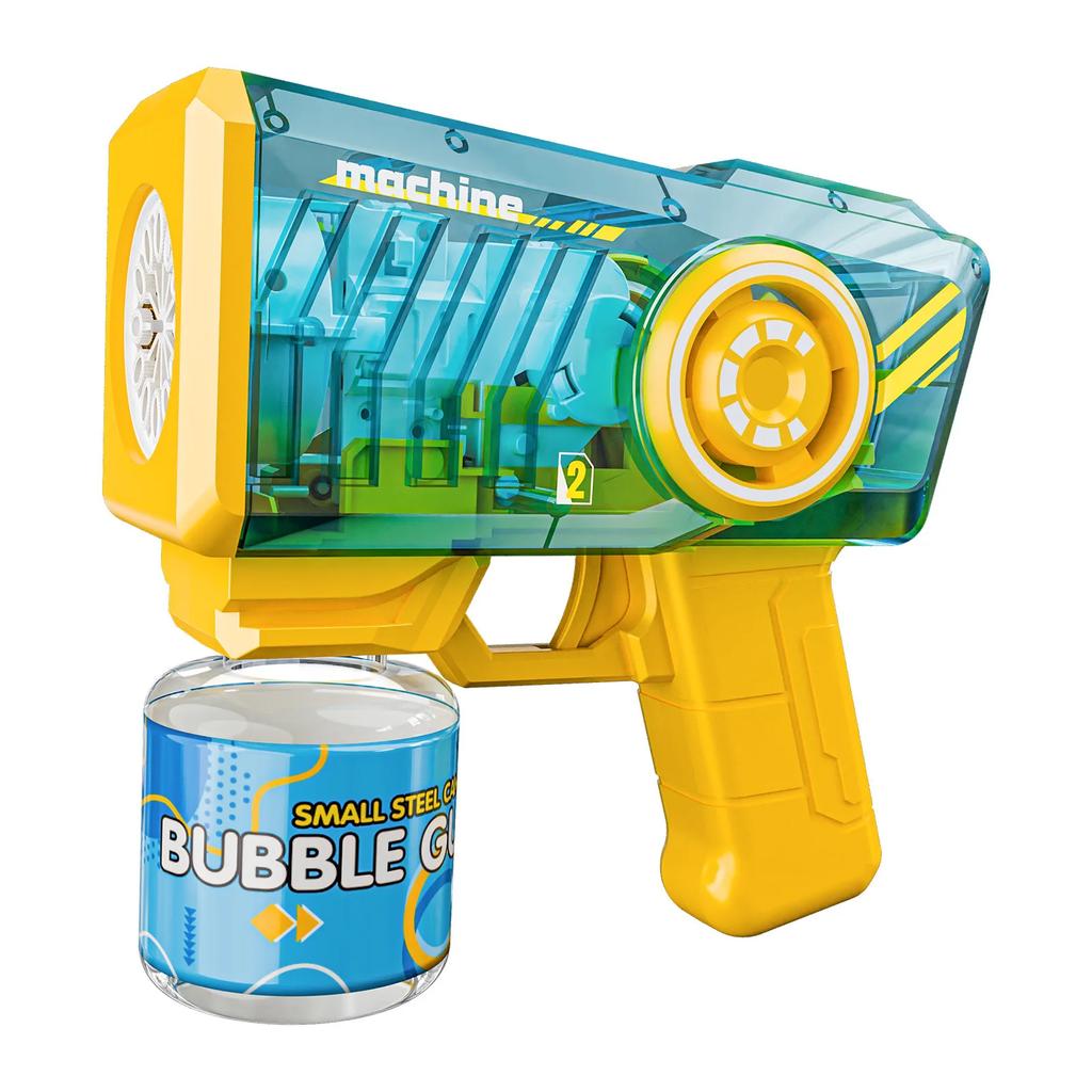 Non-Toxic 12 Hole Handheld Light Bubble Machine Fully Automatic Electric Bubble Gun Soap Bubbles Blowering Outdoor Party Wedding Toys Gift