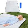 Camping Mat Foam Foil Blanket Aluminum Insulation Mat Sleeping Pad Thermal Outdoor Tent Footprint for Beach Garden Park
