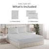 Simple Solid Color Pattern Mattress Three-Piece Digital Printing Mattress Bedding Set Adult Children