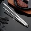 1pc Barbecue Tongs 304 Stainless Steel Food Clip Extended Barbecue Tongs for Household & Grill Use Barbacoa Accesorios