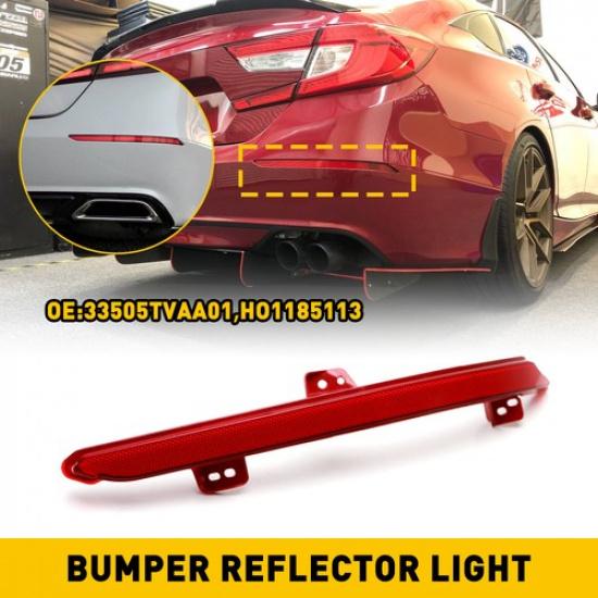 Right Side Rear Bumper Light For 2018- Honda Accord Lamp Reflector Passenger