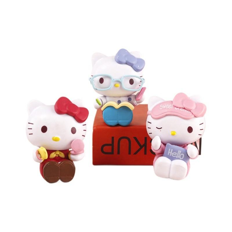 Kt Cat Pvc Car Dashboard Decoration Collectible Toy Gift For Girls