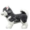 lilizzhoumax Alaska Dog Plush Toy, Realistic Stuffed Dog, Super Soft Plush Toy for Girls, Kids, Home Decor (Gray, 11 inches), Medium