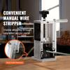 SucceBuy Manual Wire Stripping Machine Portable Aluminum Frame 1.5-25mm / 1.5-40mm Wire Peeler for Cable Scrap Copper Recycling