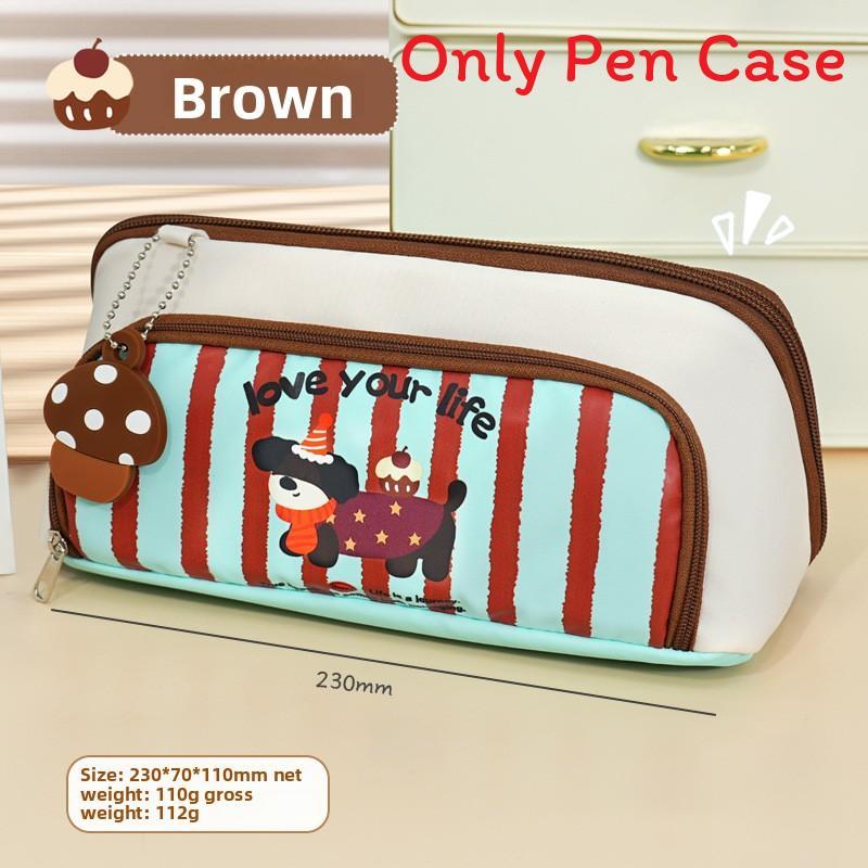 Retro Creativity Pencil Bag With Durable Composite Fabric For School And Gift