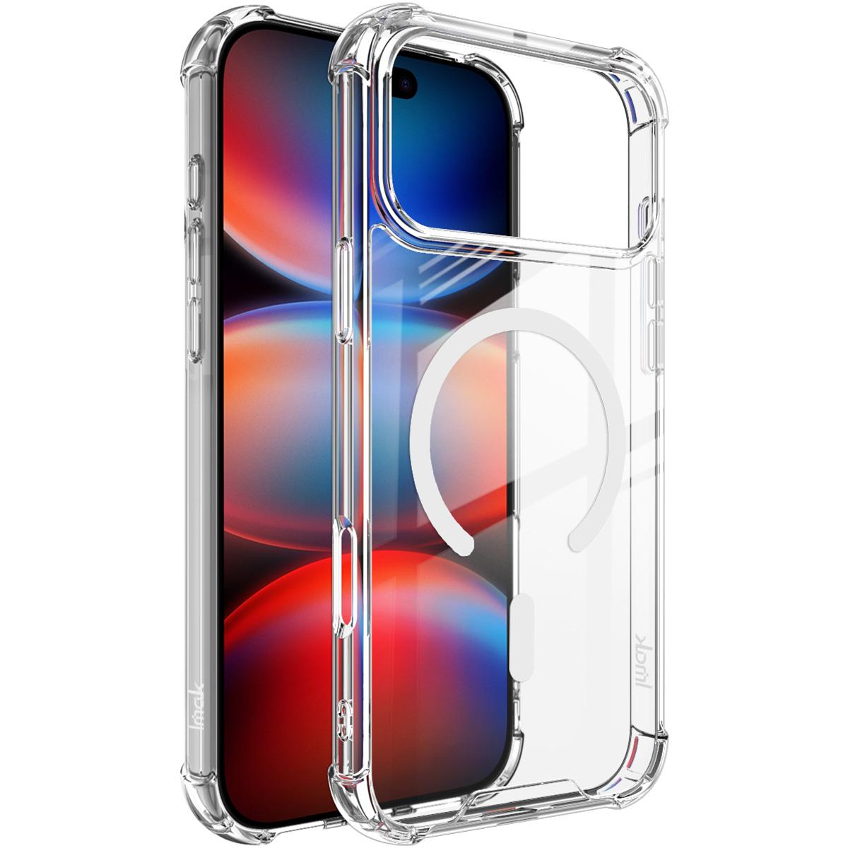 

Для iPhone 17 Pro Max Чехол для телефона IMAK Ударопрочный Мягкий Космический Магнитный Чехол iPhone 17 Pro Max