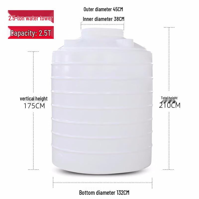Heavy-Duty PE Plastic Water Storage Tank