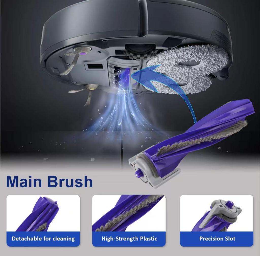 Main Brush Narwal Freo X Ultra / Freo Z Ultra / Freo X Plus / Freo Z10 Ultra Floor Roller Brush Accessories Robot Part