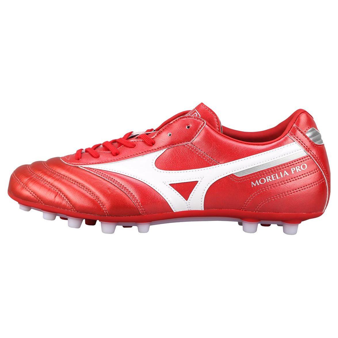 Mizuno Pro 2 Pro AG Men s Soccer Shoes Red White Shock Absorption Anti Slip Lightweight P1GA221460 39