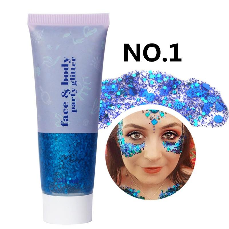 Sequin Gel Scale Face Body Lip Sequin Eye Shadow Dazzling Stage Makeup 50ml