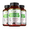 XEMENRY Capsule Organice de Ginseng, Potență 6000mg, cu Extract de Ginkgo Biloba, Formulă cu Potență Ridicată