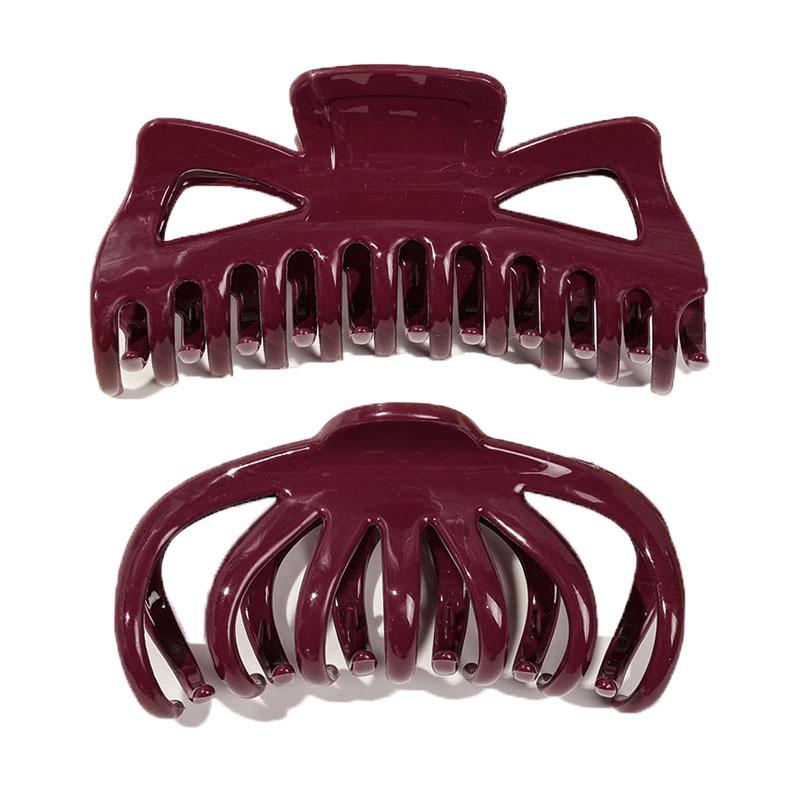 Korean Style Acrylic Solid Color Hair Clip Women's High-end Fashion Shark Clip Hair Accessories